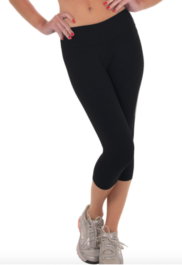 Calza Capri Suplex Negro Bia Brazil