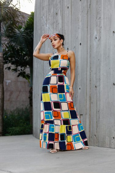 Vestido WOW Largo Estampado