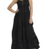 Vestido Negro con correas finas Importado de Francia Vestido Negro con correas finas Importado de Francia_Myracle1_biabrazil_Chile