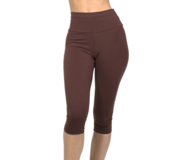 Calza Capri Suplex color Chocolate Bia Brazil