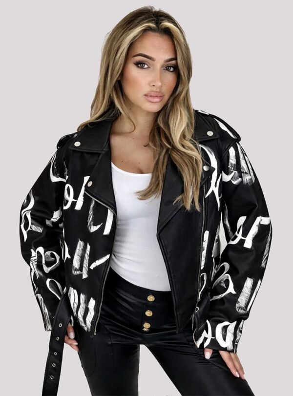 Chaqueta Eco cuero Pintada Importada de Francia-5 Chaqueta Eco cuero Pintada Importada de Francia_JL2076_biabrazil_Chile_5