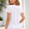 TT4762WHITE1 Polera deportiva dryfit Blanca Manga Corta Bia Brazil