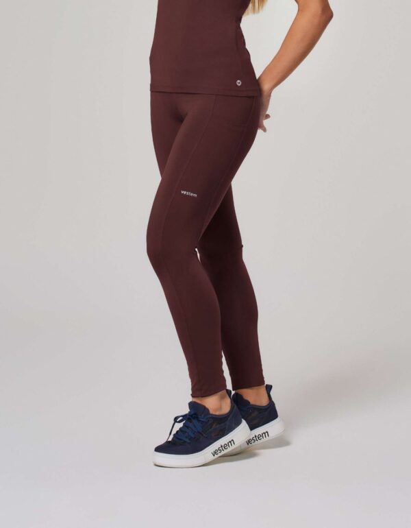 Leggings Deportivo con Bolsillos Negro y Chocolate Vestem Leggings Deportivo con Bolsillos Negro y Chocolate Vestem_FS1606_biabrazil_Chile