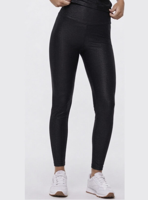 LE4069trilobapreto1 Leggings Cintura Alta Negro Metalizado Bia Brazil