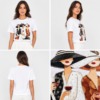 740E0B9F-ADB4-4D9C-AA85-1B804A91BB40 Polera Blanca Mujer Tres Mininas con Aplicacion