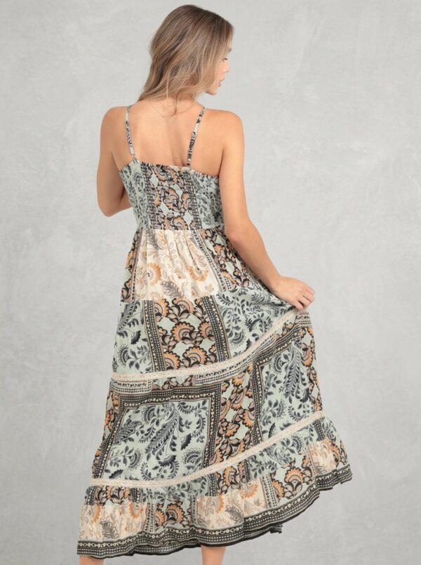 Vestido Largo Boho Chic Estampado