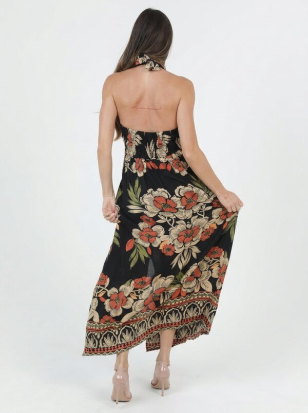 Maxivestido Halter con Tajo_2 Maxivestido Halter con Tajo