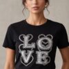 image_20260930_175443 2 Polera Negra Mujer Manga Corta Aplicacion Piedreria y lentejuelas LOVE